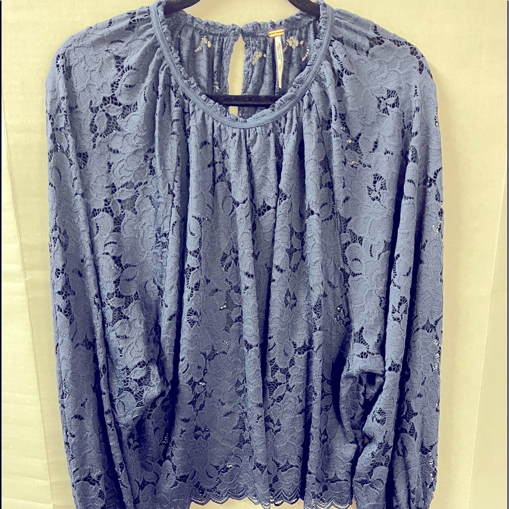 Free People lace blouse